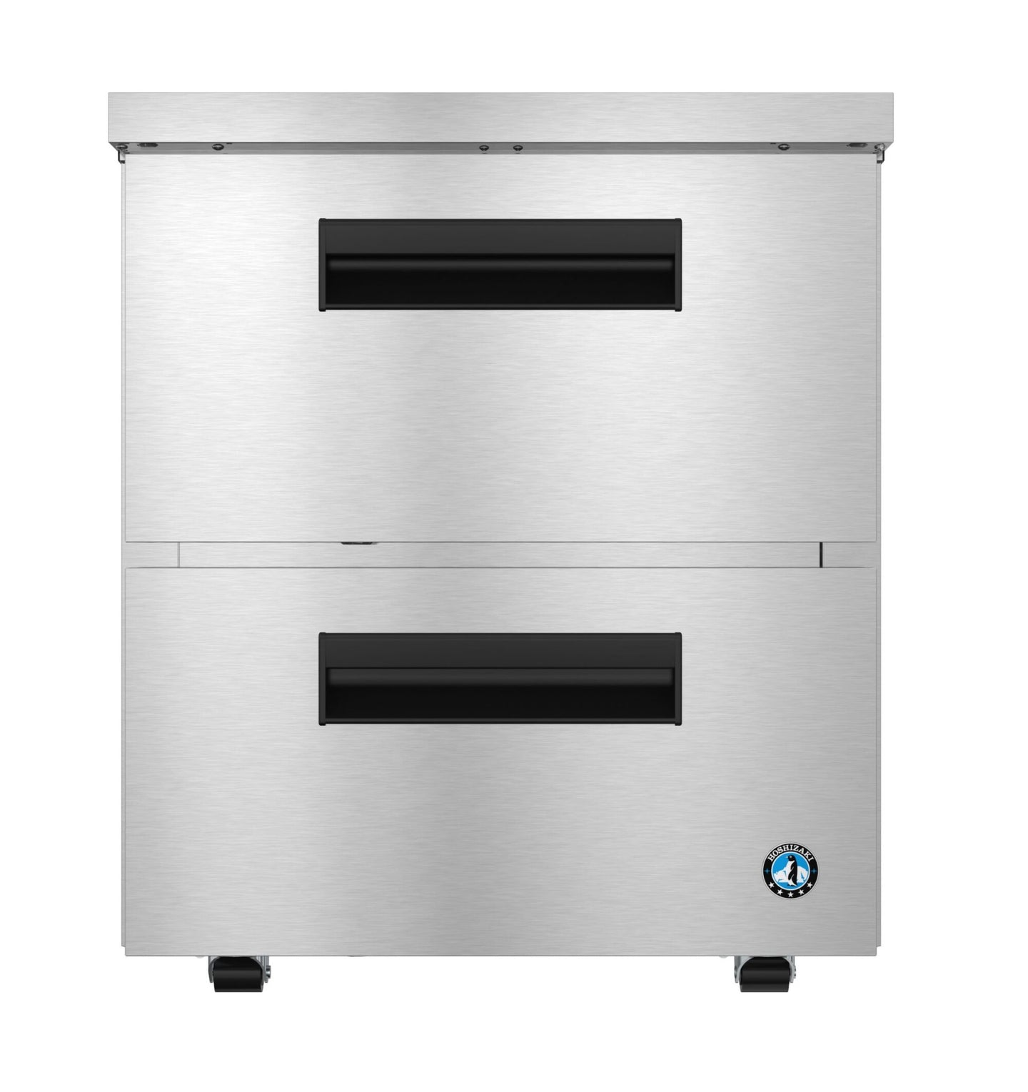 Hoshizaki UR27B-LPD2 27 inch low profile two drawer undercounter refrigerator front view