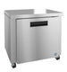 Hoshizaki UR36B undercounter refrigerator right side view