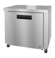 Hoshizaki UR36B undercounter refrigerator stainless steel cabinet