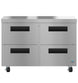 Hoshizaki UR48B-D4 48 inch four drawer undercounter refrigerator front view