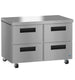 Hoshizaki UR48B-D4 undercounter refrigerator right side view