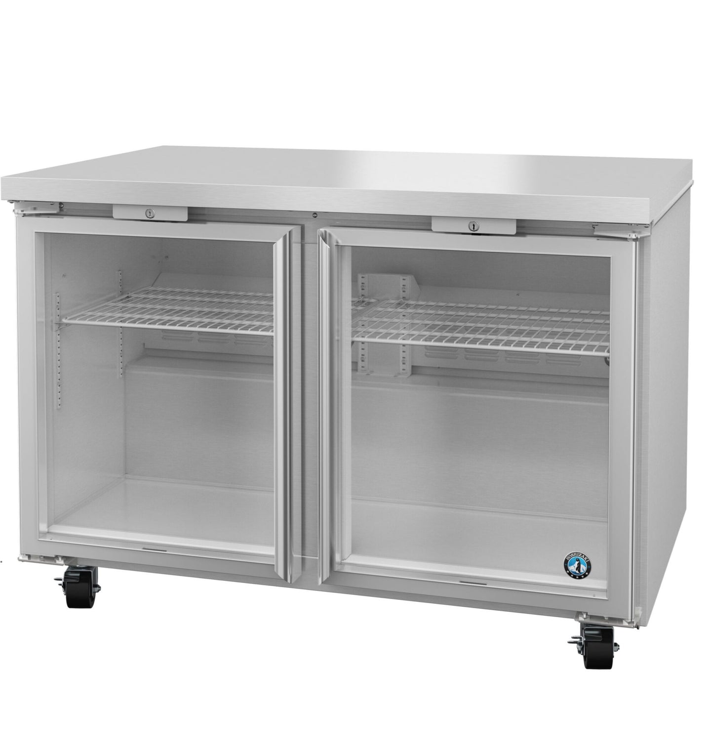 Hoshizaki UR48B-GLP01 glass door undercounter refrigerator cabinet