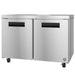 Hoshizaki UR48B 48 inch two section undercounter refrigerator, stainless steel