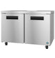 Hoshizaki UR48B 48 inch two section undercounter refrigerator, stainless steel