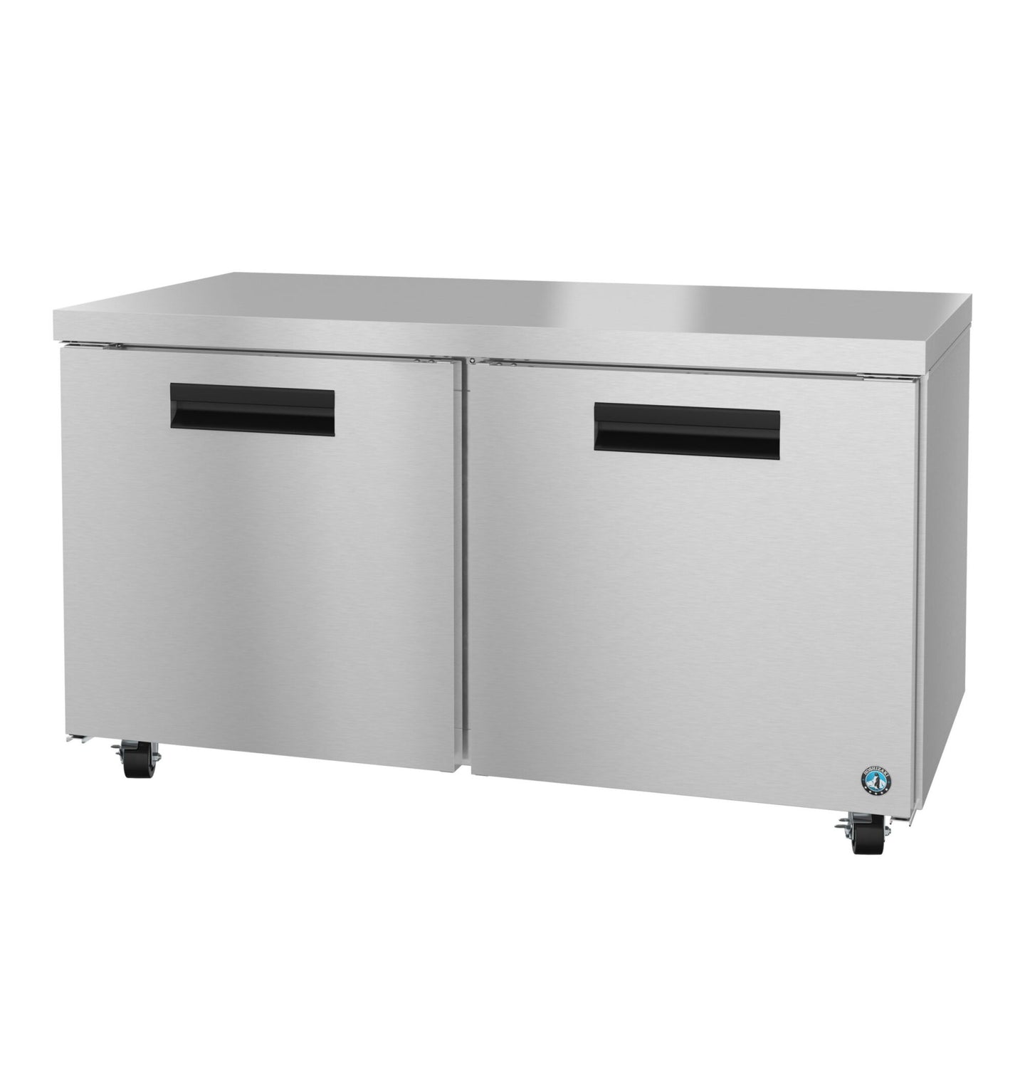 Hoshizaki UR60B 60 inch two section undercounter refrigerator with stainless steel doors