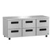 Hoshizaki UR72B-D6 undercounter refrigerator right side view