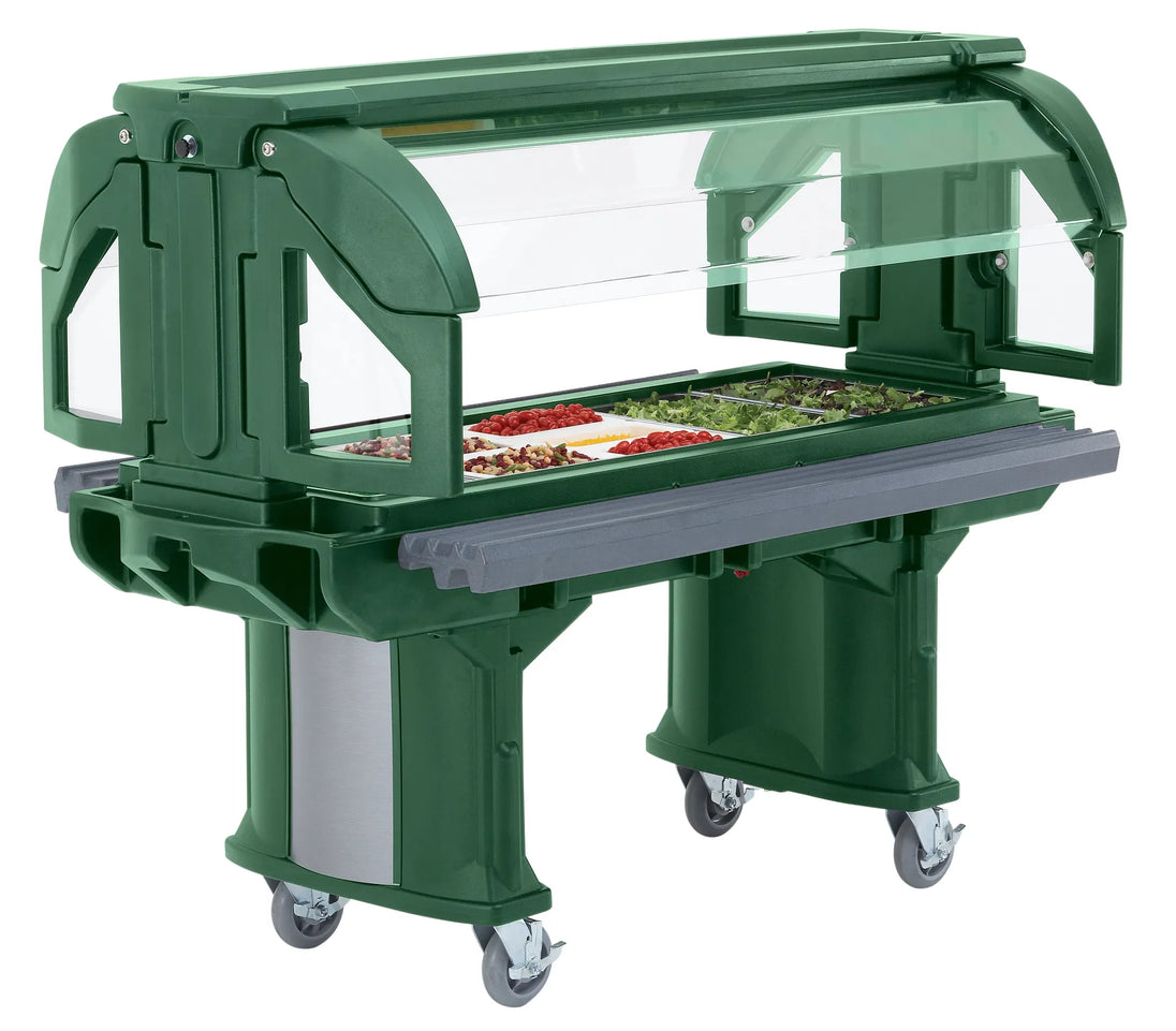 Cambro VBRLHD6519 6 foot portable Versa Food Bar in green