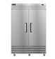 Hoshizaki VF2A-FS Valiance Series two section reach-in freezer with full stainless steel doors