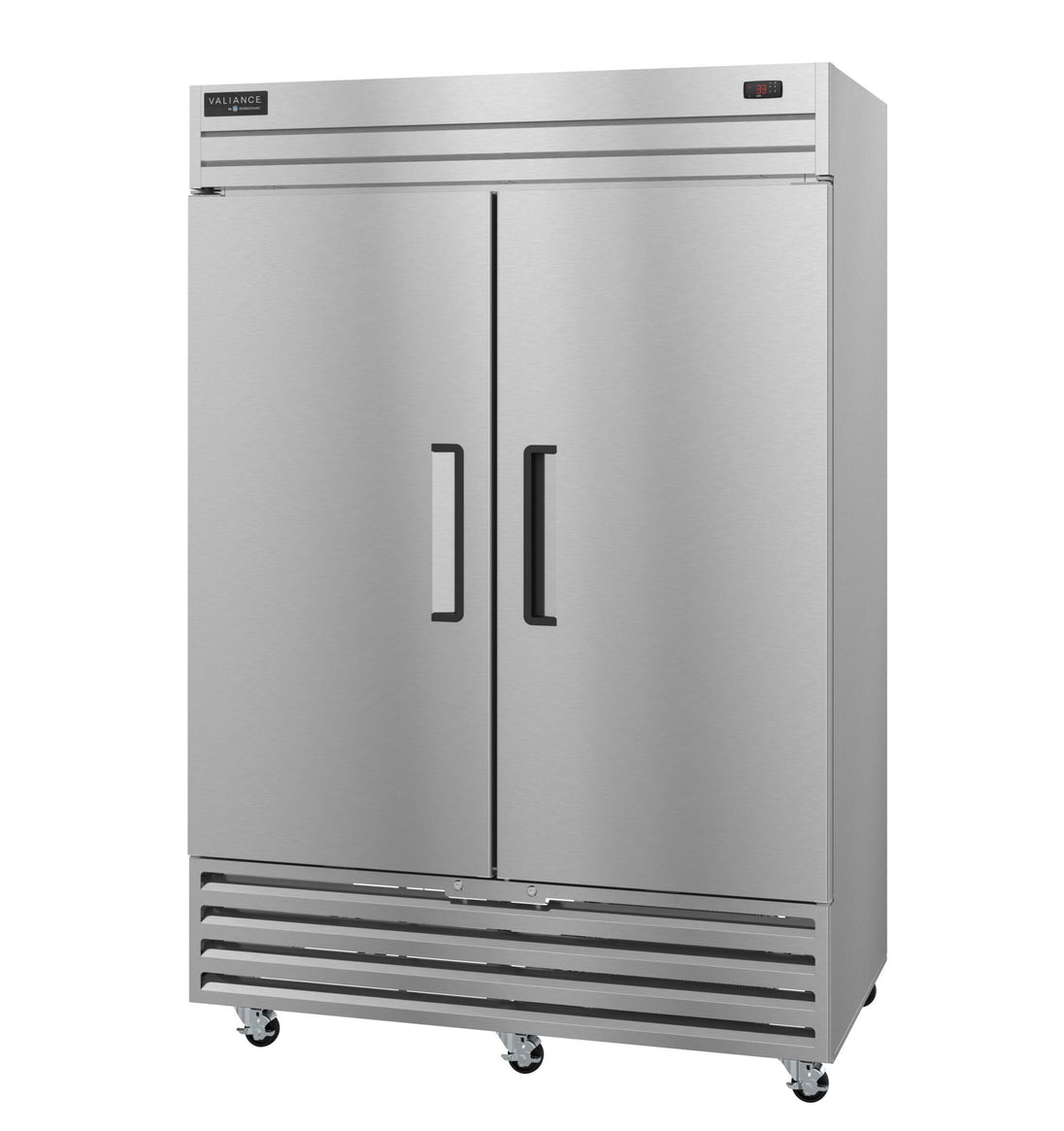 Hoshizaki VF2A-FS two section reach-in freezer left side view