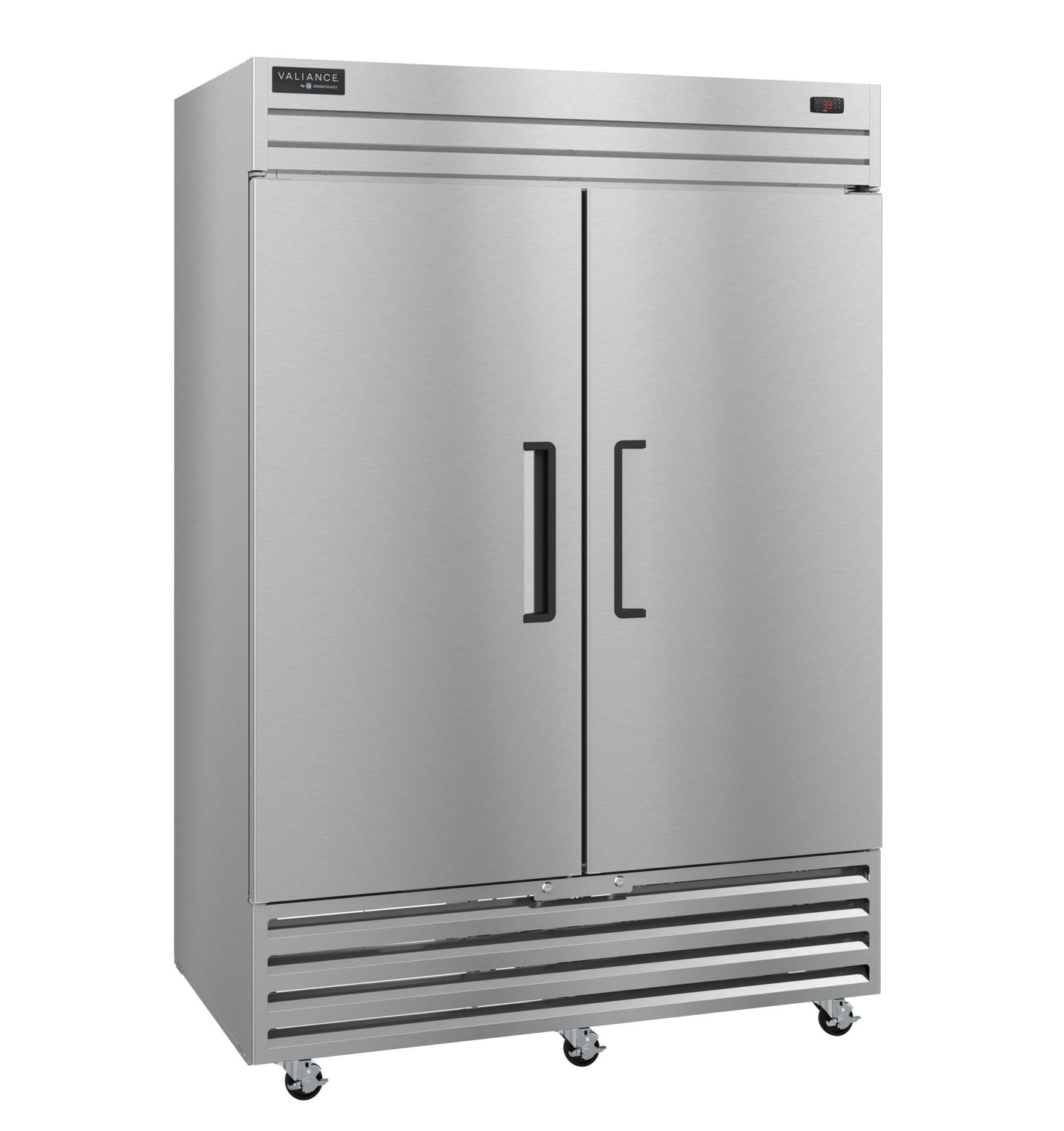 Hoshizaki VF2A-FS two section reach-in freezer right side view