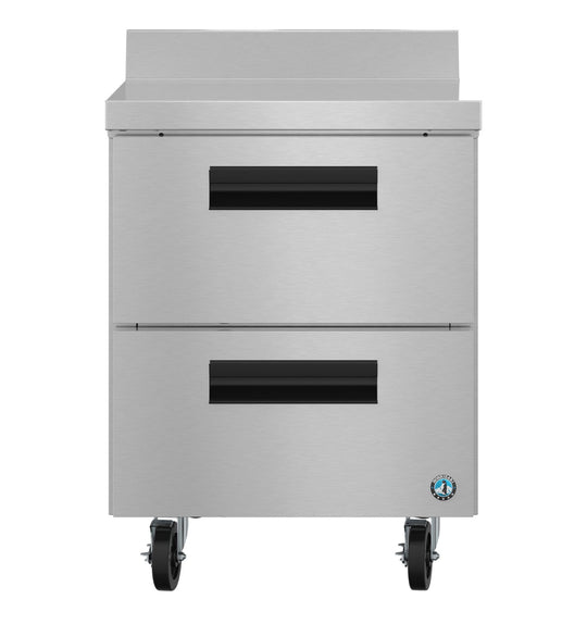 Hoshizaki WF27B-D2 worktop freezer front view showing drawer fronts
