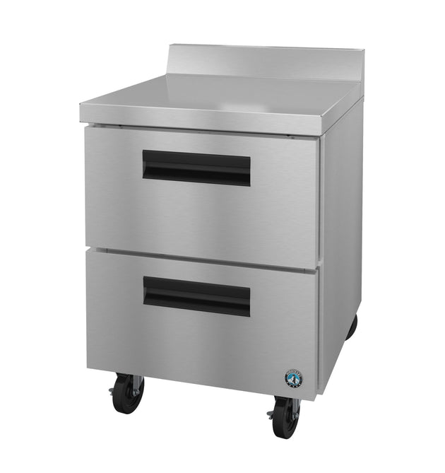 Hoshizaki WF27B-D2 27 inch Steelheart worktop freezer with two stainless steel drawers