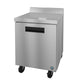 Hoshizaki WF27B Steelheart Series single section worktop freezer with stainless steel door