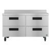 Hoshizaki WF48B-D4 worktop freezer front view showing four drawer fronts