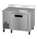 Hoshizaki WLF46B 46 inch Steelheart side mount worktop freezer, left three-quarter view
