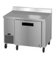 Hoshizaki WLF46B 46 inch Steelheart side mount worktop freezer, left three-quarter view
