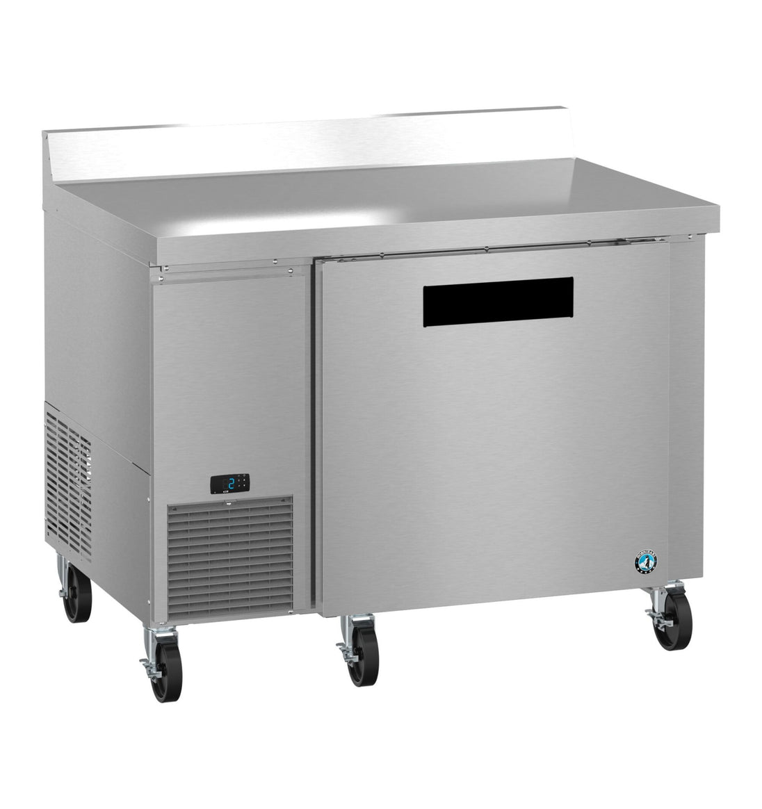 Hoshizaki WLF46B worktop freezer right side view showing side mount refrigeration