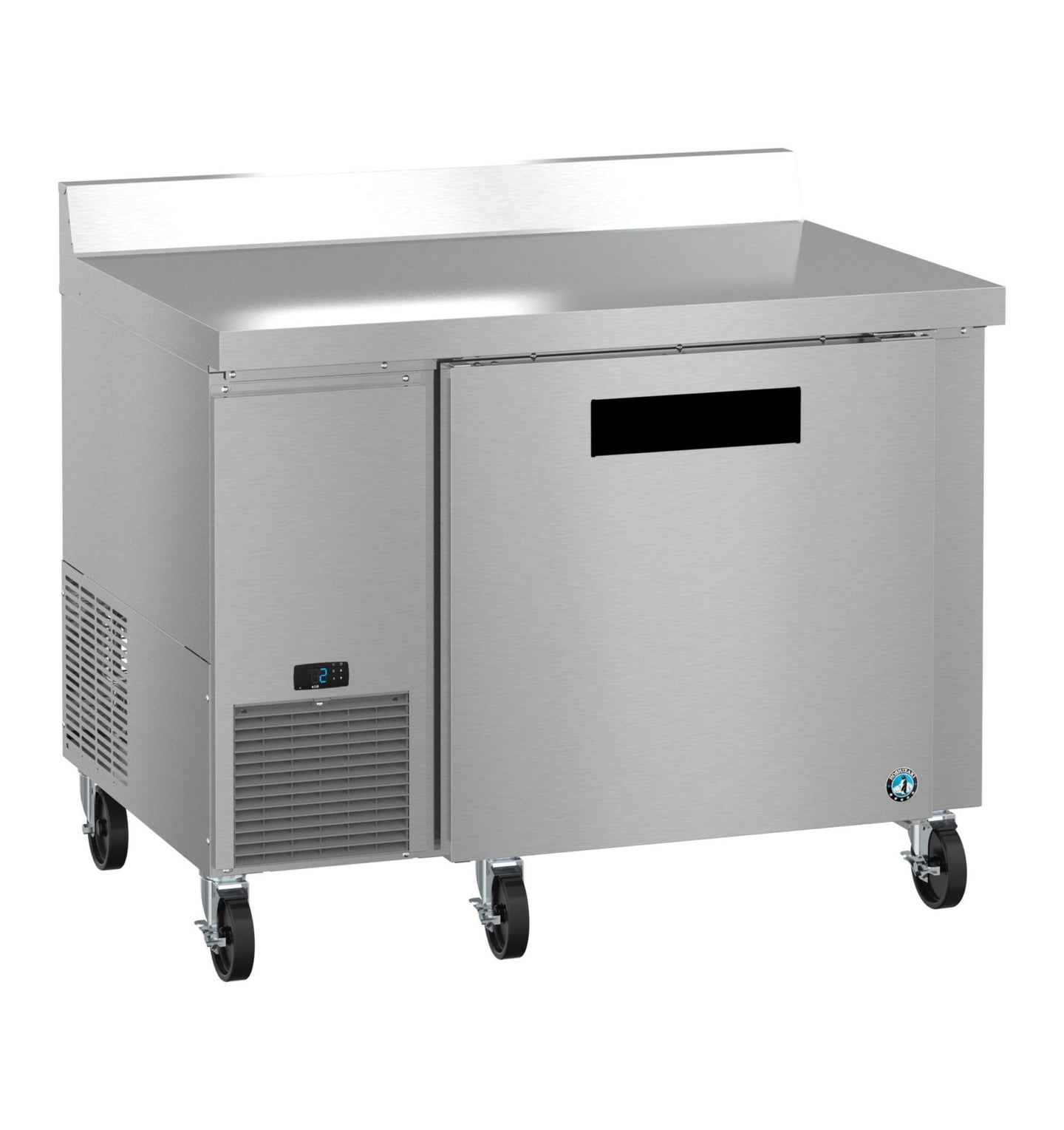 Hoshizaki WLF46B worktop freezer right side view showing side mount refrigeration