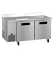 Hoshizaki WLF67B worktop freezer right side view showing side mount refrigeration