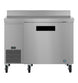 Hoshizaki WLR46B 46 inch side mount worktop refrigerator, front view