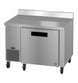 Hoshizaki WLR46B worktop refrigerator angled view with door closed