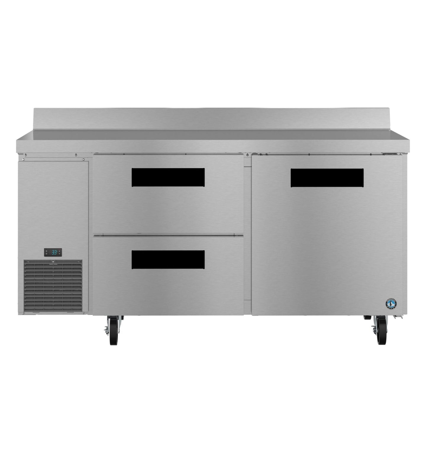 Hoshizaki WLR67B-D2 worktop refrigerator front view