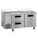 Hoshizaki WLR67B-D2 worktop refrigerator right side view