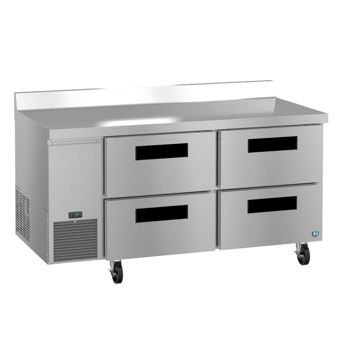 Hoshizaki WLR67B-D4 worktop refrigerator right side view