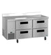 Hoshizaki WLR67B-D4 worktop refrigerator right side view