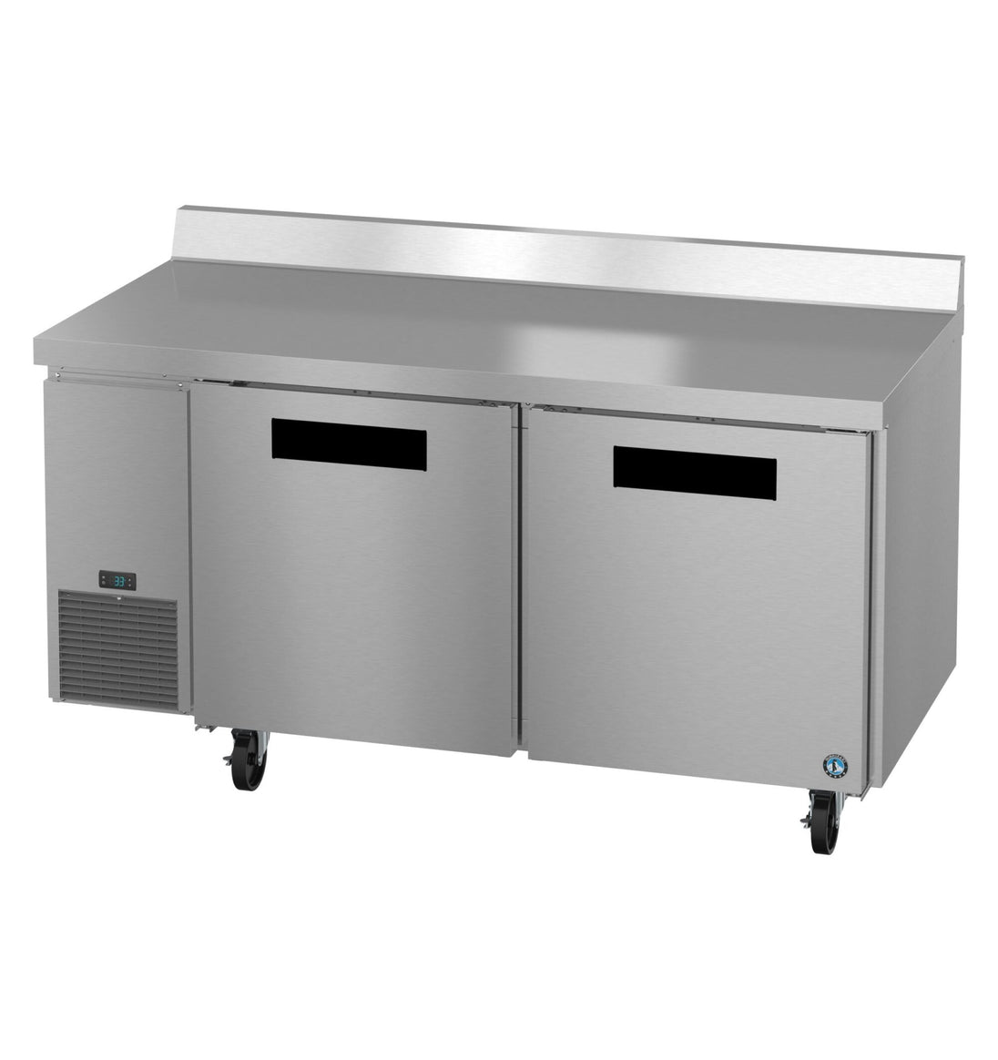 Hoshizaki WLR67B worktop refrigerator angled view