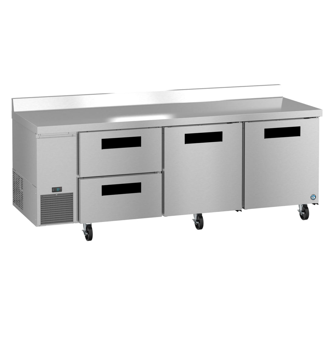 Hoshizaki WLR93B-D2 worktop refrigerator right side view