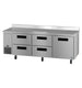 Hoshizaki WLR93B-D4 worktop refrigerator left side view