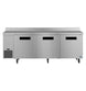 Hoshizaki WLR93B 93 inch three section side mount worktop refrigerator, front view