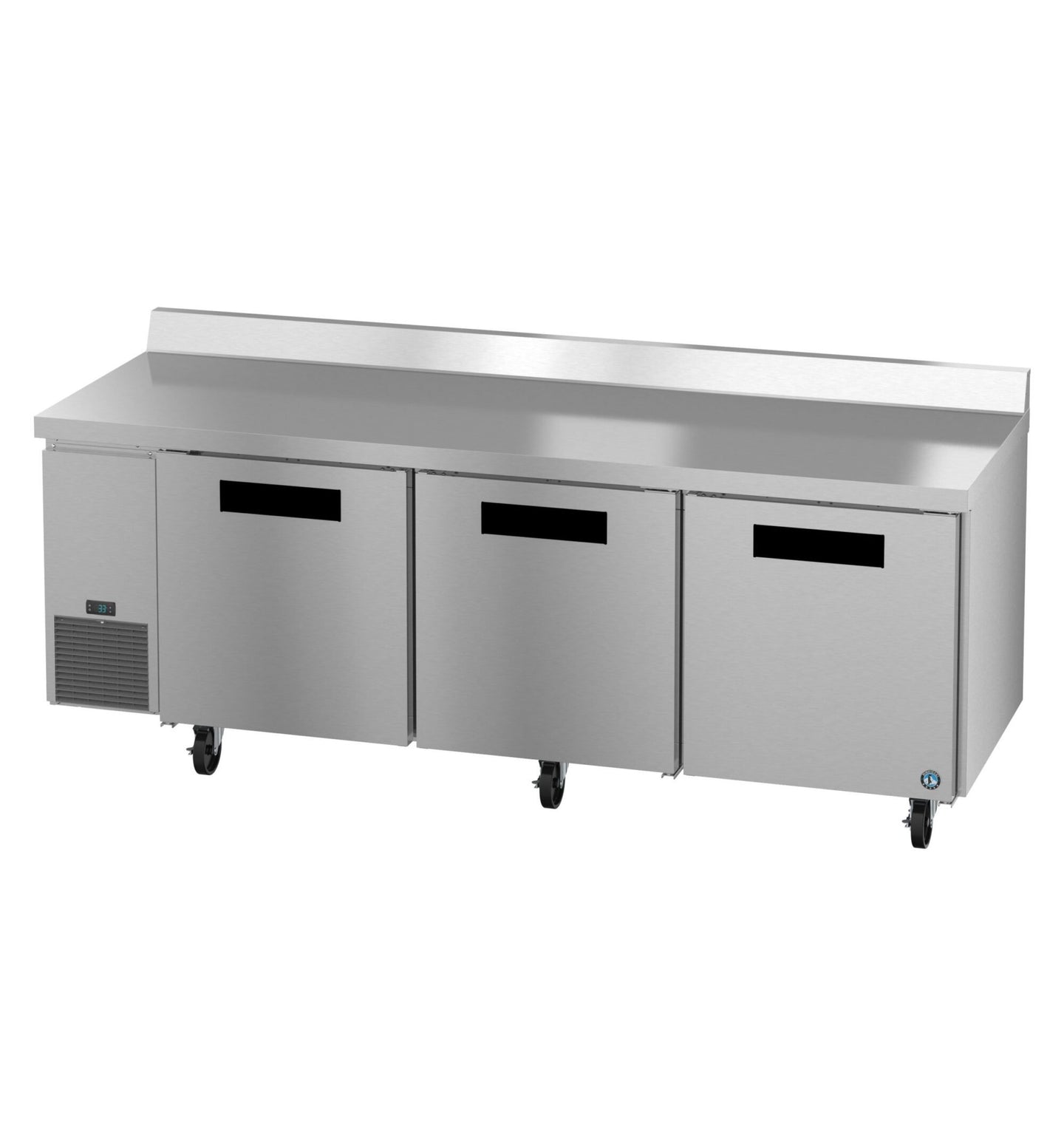 Hoshizaki WLR93B worktop refrigerator angled view