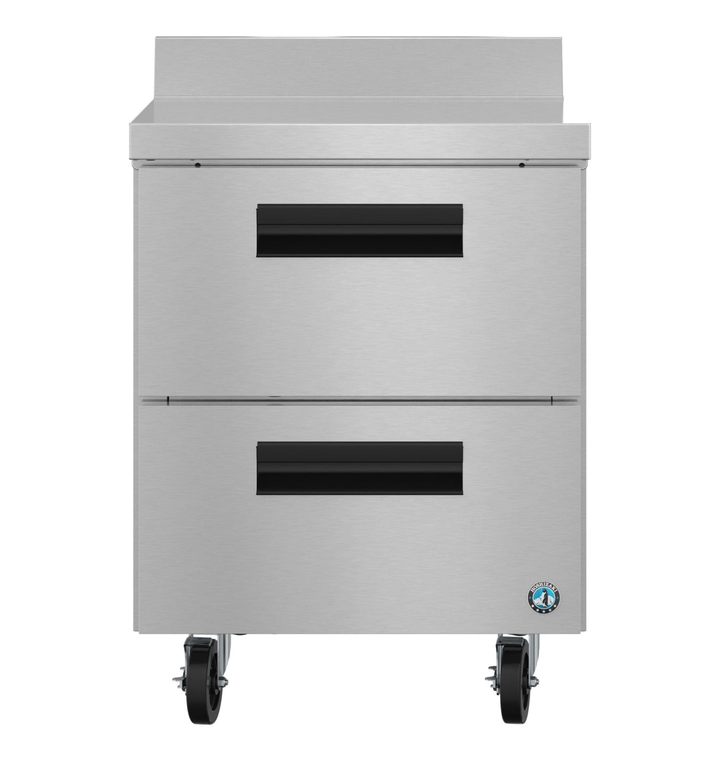 Hoshizaki WR27B-D2 27 inch worktop refrigerator with two drawers, front view
