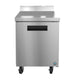 Hoshizaki WR27B 27 inch single section worktop refrigerator, front view