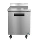 Hoshizaki WR27B 27 inch single section worktop refrigerator, front view