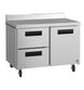 Hoshizaki WR48B-D2 worktop refrigerator right side view