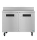 Hoshizaki WR48B 48 inch two section worktop refrigerator, front view