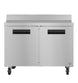 Hoshizaki WR48B 48 inch two section worktop refrigerator, front view