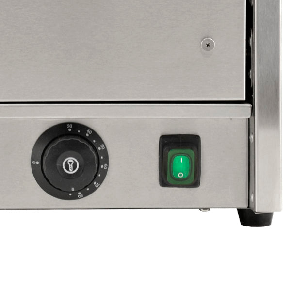 Omcan FW-CN-0032 dry heat bun warmer with removable drawer