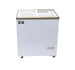 Omcan FR-CN-0150 29 inch ice cream display chest freezer with flat glass top