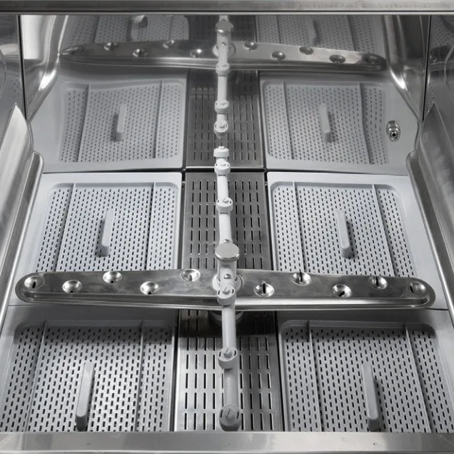 Omcan DUPLA-50-USA undercounter dishwasher detail view
