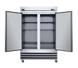 Omcan RE-CN-0041-HC reach-in refrigerator shelving detail
