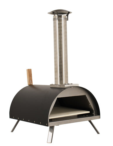 Omcan WO-CN-0018-B pizza oven side view