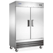 Omcan FR-CN-1372E-HC Aurora 54 inch two door stainless steel reach-in freezer