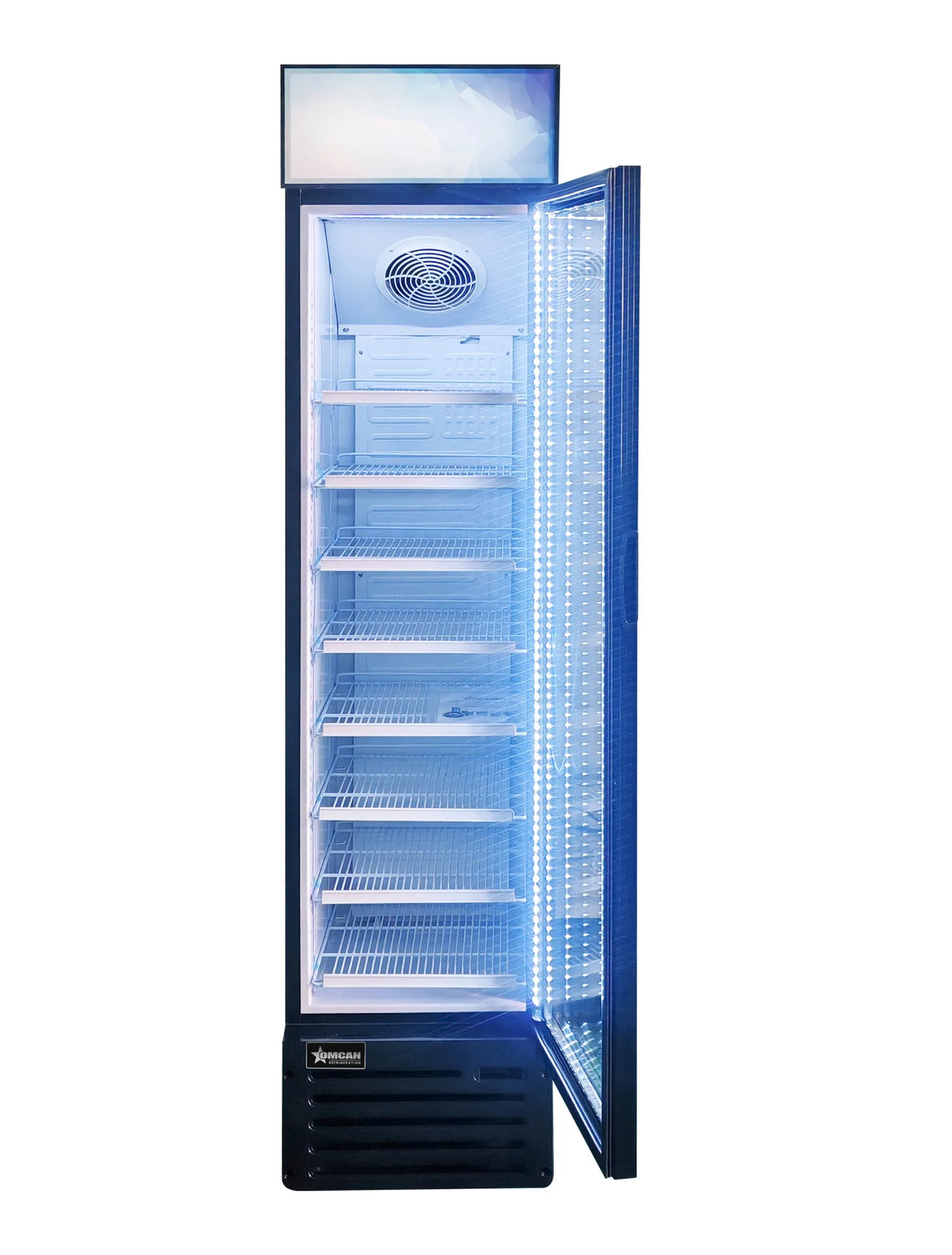 Omcan RS-CN-0145 slim display refrigerator additional view