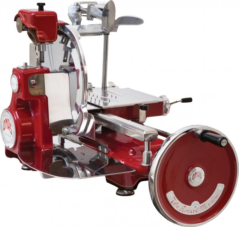 Omcan HERITAGE La Volano manual meat slicer with 12.5 inch blade