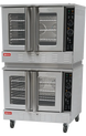 Omcan CE-CN-0002-NG double deck full size natural gas convection oven