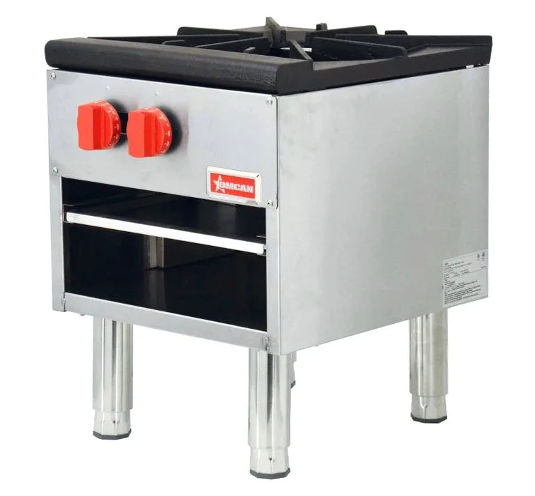 Omcan CE-CN-0533-S single burner natural gas stock pot range 100000 BTU